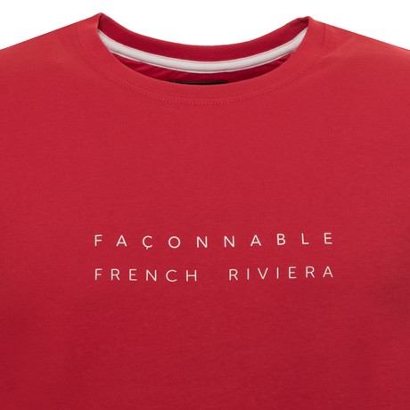 FACONNABLE FM510244 - POSTER RED - T SHIRT - Image 3