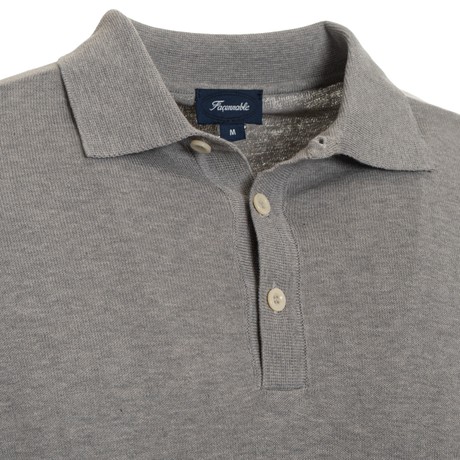 FACONNABLE FM700288 - LIGHT GREY MARL - POLO - Image 3