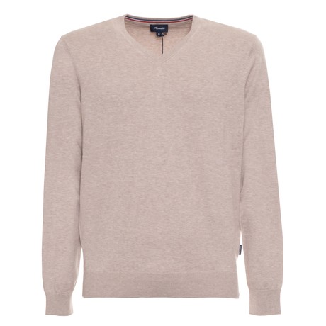 FACONNABLE FM700304 - LIGHT BEIGE - KOSZULKI