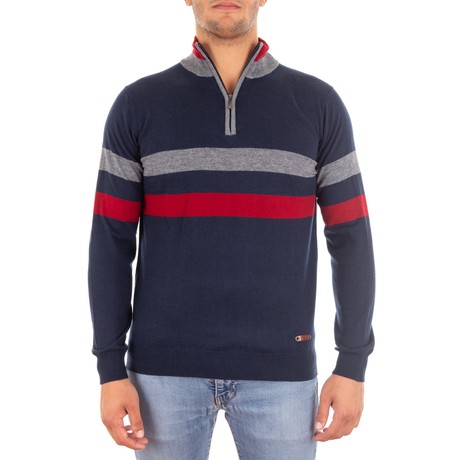 HARMONT & BLAINE JEANS H0AJ19 - BLU MULTI - MAGLIE