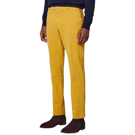 HACKETT LONDON HM212487L - LT MUSTARD YELLOW - БРЮКИ