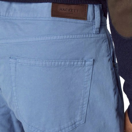 Pants Hackett London chambray blue &mdash; fot 3