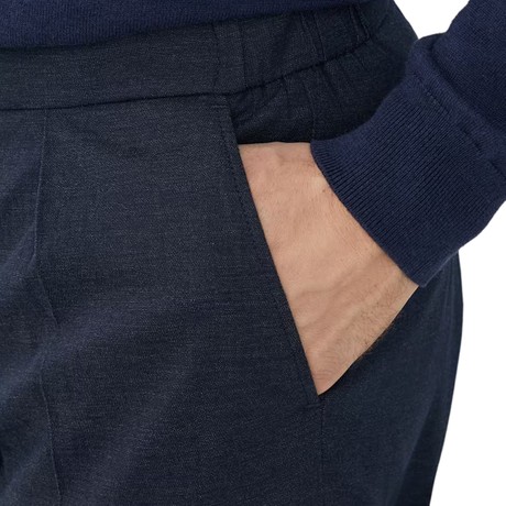 Hlače Hackett London blue print &mdash; fot 2
