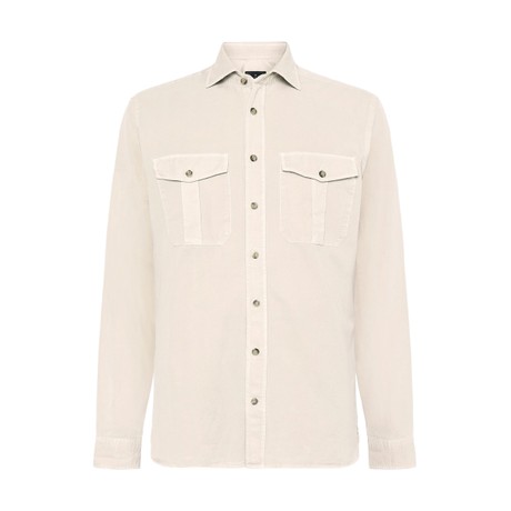 HACKETT LONDON HM3010031 - TAN BROWN - РУБАШКИ - Image 3