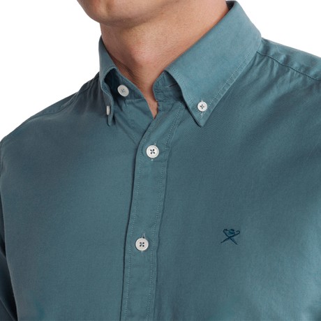 HACKETT LONDON HM309372 - VERDE PETROLIO - CAMISAS - Image 3
