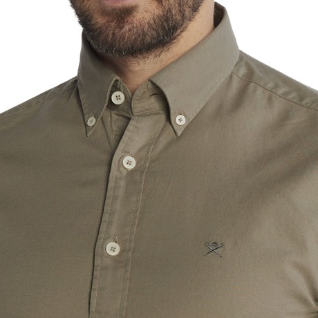 HACKETT LONDON HM309372 - OLIVE - CAMISAS - Image 3