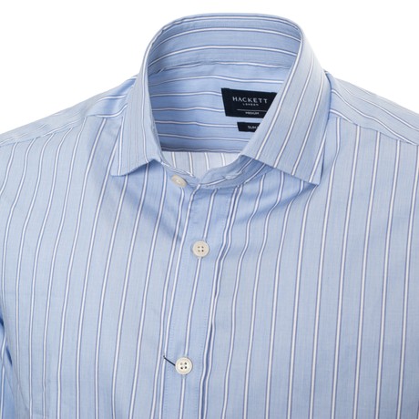 HACKETT LONDON HM309401 - BLUE|WHITE - SHIRTS - Image 3