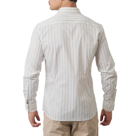 HACKETT LONDON HM309423 - WHITE/TAN - SHIRTS - Image 2