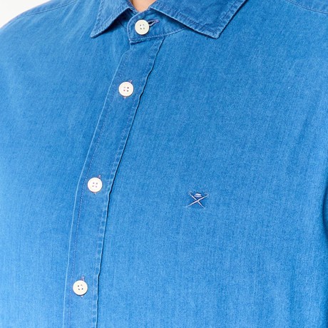 HACKETT LONDON HM309529 - DENIM - SHIRTS - Image 2