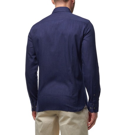 HACKETT LONDON HM309615 - NAVY - CHEMISES - Image 2