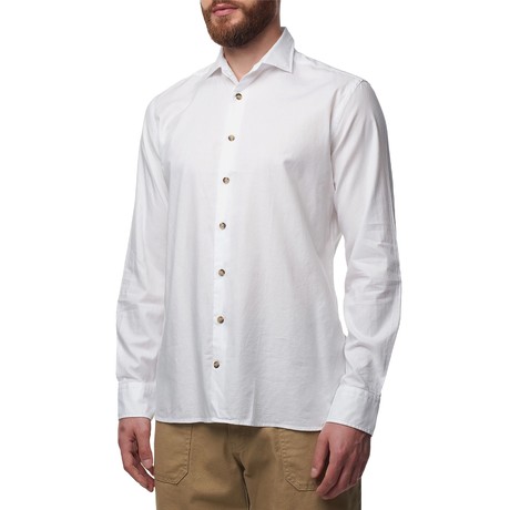 HACKETT LONDON HM309659 - WHITE - KOSZULE
