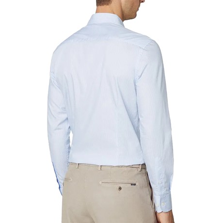 HACKETT LONDON HM309672 - BLUE/WHITE - MARŠKINĖLIAI - Image 2