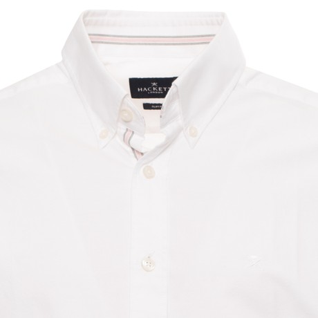 HACKETT LONDON HM309866 - WHITE/PINK - MARŠKINĖLIAI - Image 2