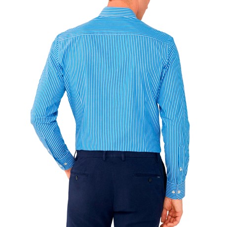 HACKETT LONDON HM309867 - BLUE - SHIRTS - Image 2