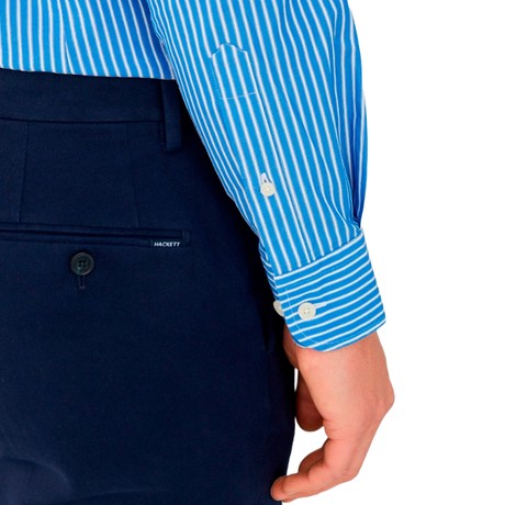HACKETT LONDON HM309867 - BLUE - SHIRTS - Image 3