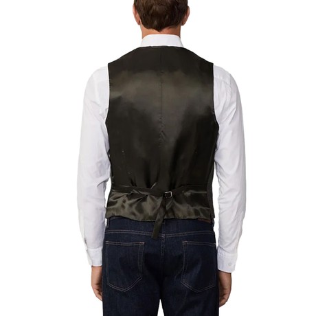 HACKETT LONDON HM470551R - KHAKI GREEN - GILET - Image 2