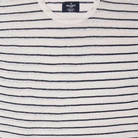 HACKETT LONDON HM500732 - ECRU/NAVY - TRICOU - Image 3