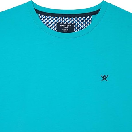 HACKETT LONDON HM500807 - PEACOCK( TURCHESE) - T SHIRT - Image 3