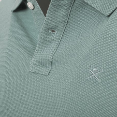 HACKETT LONDON HM562688 - DUCK EGG - TRICOURI POLO - Image 2