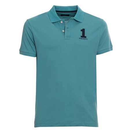 HACKETT LONDON HM562934 - TEAL - POLO SHIRTS