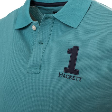 HACKETT LONDON HM562934 - TEAL - POLO SHIRTS - Image 2