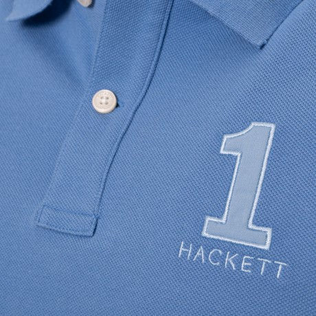 HACKETT LONDON HM562934 - DUSTY BLUE - POLO SHIRTS - Image 2