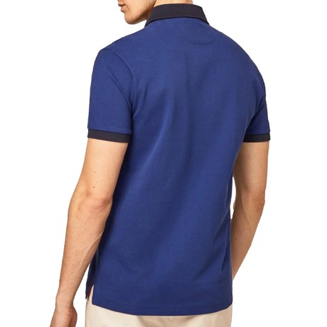 HACKETT LONDON HM563121 - BLUE DEPTH - МУЖСКИЕ СПОРТИВНЫЕ РУБАШКИ С КОРОТКИМИ РУКАВАМИ - Image 2