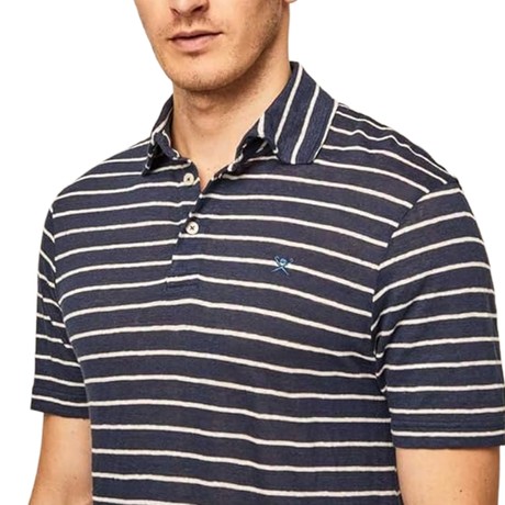 HACKETT LONDON HM563147 - NIGHT NAVY - TRICOURI POLO - Image 3