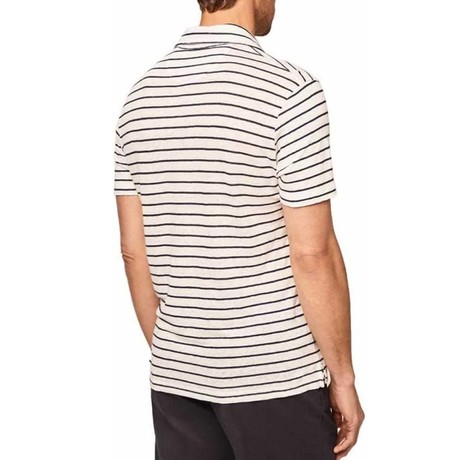 HACKETT LONDON HM563147 - ECRU/NAVY - TRICOURI POLO - Image 2