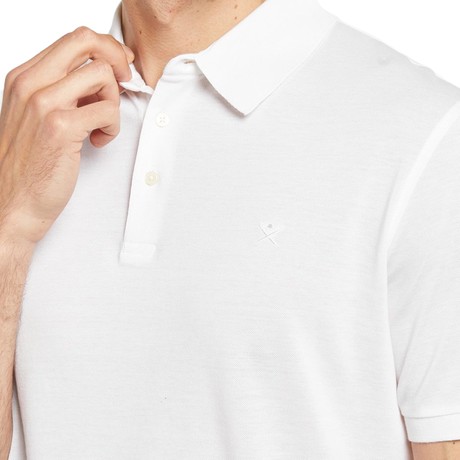 Koszulki Polo Hackett London white &mdash; zdjęcia 3