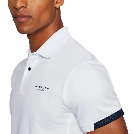 HACKETT SPORT HM563269 - WHITE|BLACK - POLO - Image 3