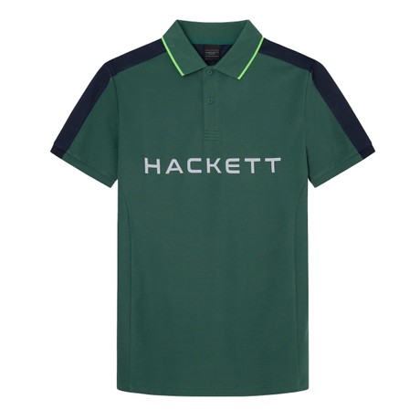 HACKETT SPORT HM563270 - GREEN/GREY|BLU - POLO - Image 3