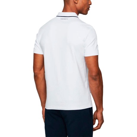 Tricouri Polo Hackett Sport white|black &mdash; poze 2