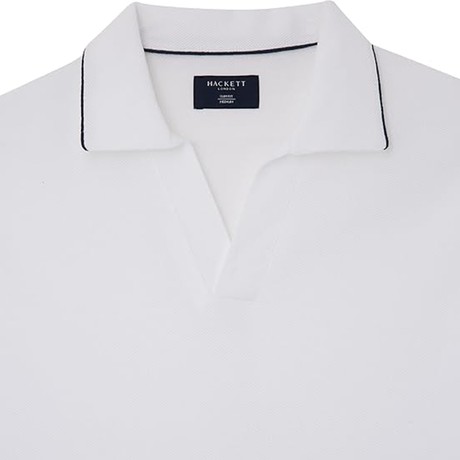 HACKETT LONDON HM563276 - WHITE|BLU  - POLO - Image 3