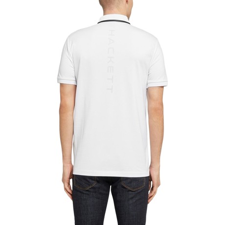 HACKETT SPORT HM563306 - WHITE|BLACK - KOSZULKI POLO - Image 2