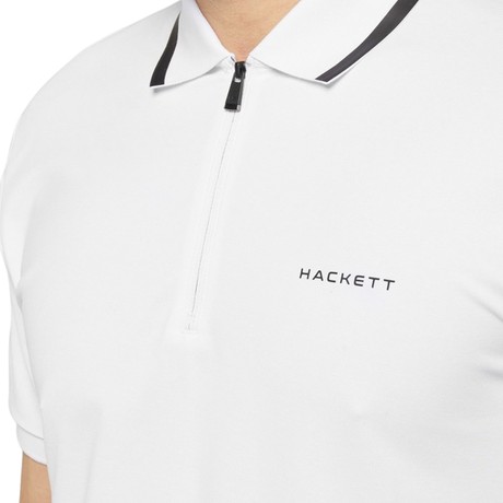 HACKETT SPORT HM563306 - WHITE|BLACK - KOSZULKI POLO - Image 3