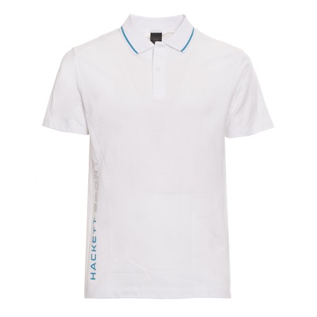 HACKETT SPORT HM563460 - WHITE|AZZURRO - POLO