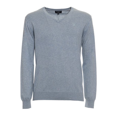 HACKETT LONDON HM702921 - CHAMBRAY BLUE - KOSZULKI