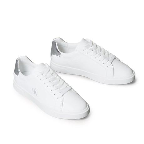CALVIN KLEIN HW0HW02846 - Bright White/Silver - SCARPE - Image 2
