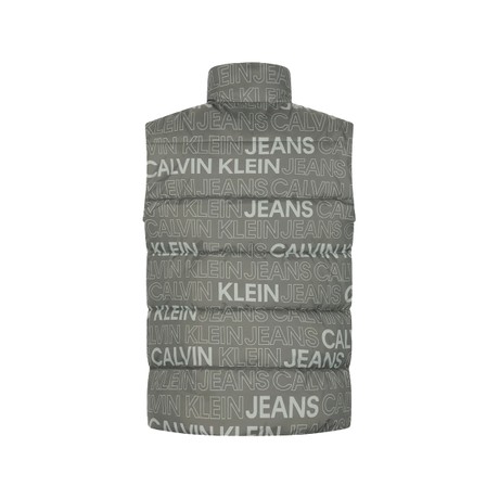 CALVIN KLEIN IB0IB02415T - Dusty Olive Logo Aop - JACKETS - Image 2