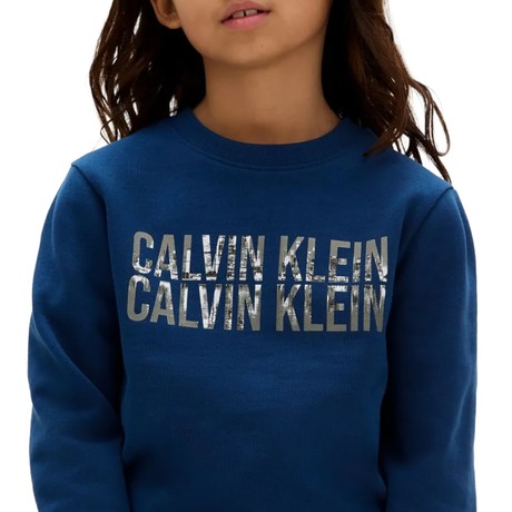 CALVIN KLEIN IB0IB02527T - Blue Jean - MIKINY - Image 3