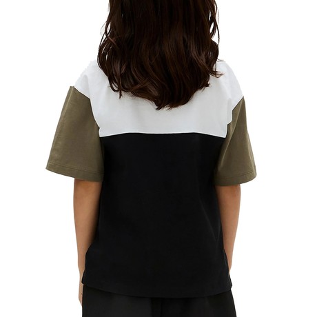 CALVIN KLEIN IB0IB02528T - Ck Black/ Dusty Olive/ White - T-SHIRT - Image 2