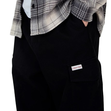 CALVIN KLEIN IB0IB02555T - Ck Black - TROUSERS - Image 3