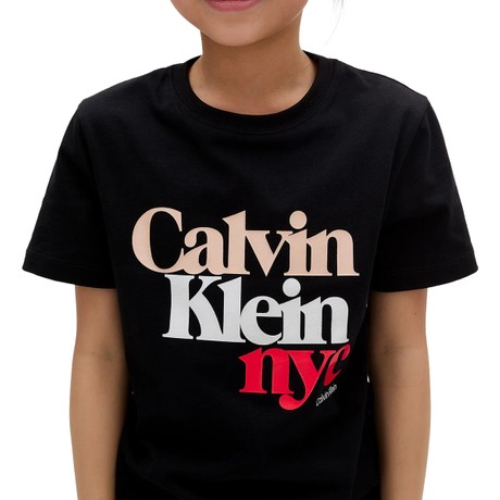 Tricou Calvin Klein Jeans ck black &mdash; poze 3