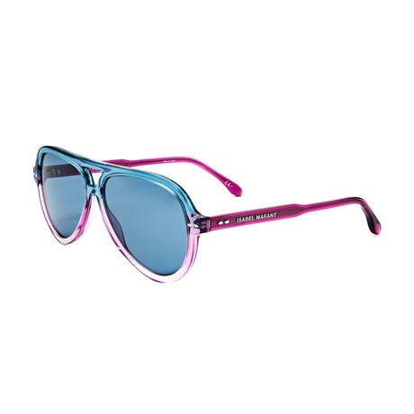 Okulary Isabel Marant teal shaded blue &mdash; zdjęcia 2