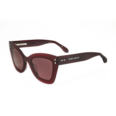 Okulary Isabel Marant burgundy &mdash; zdjęcia 2