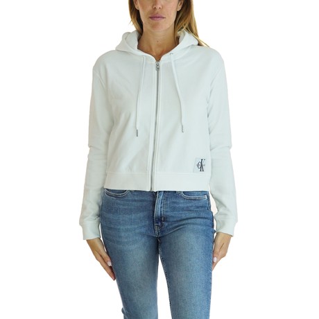 CALVIN KLEIN JEANS J20J209559 - BRIGHT WHITE - ТОЛСТОВКИ