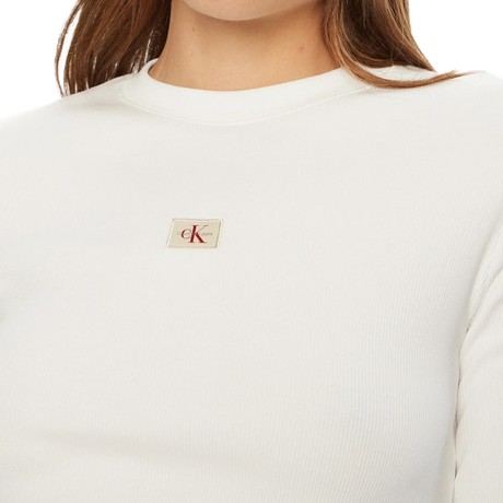 CALVIN KLEIN JEANS J20J224760 - Bright White - T SHIRT - Image 3