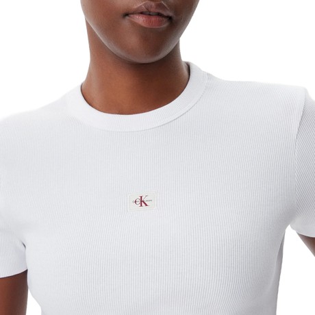 CALVIN KLEIN JEANS J20J225245 - Brilliant White - TRIČKO - Image 3