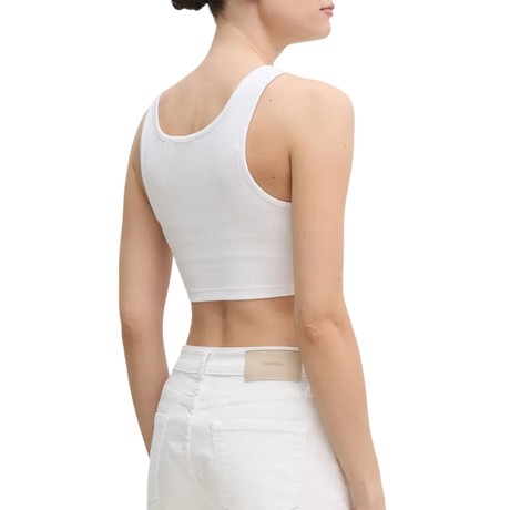 CALVIN KLEIN JEANS J20J225308 - Brilliant White - TOPS AND TANK TOPS - Image 2